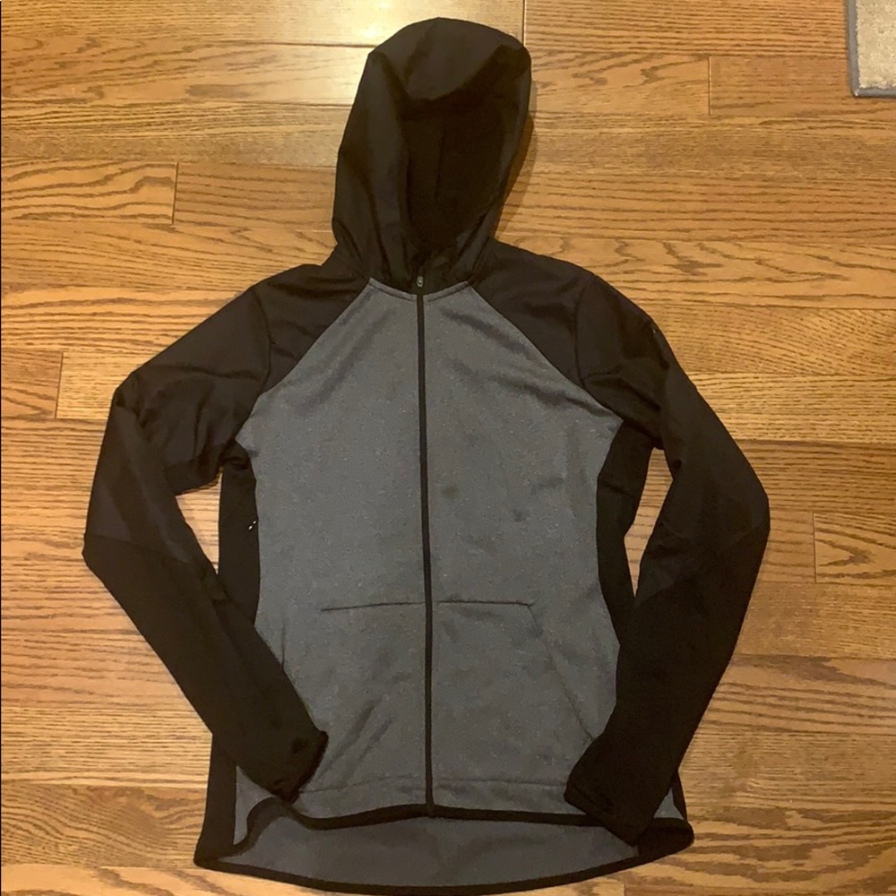 Women’s Nike jacket dri fit large gray black